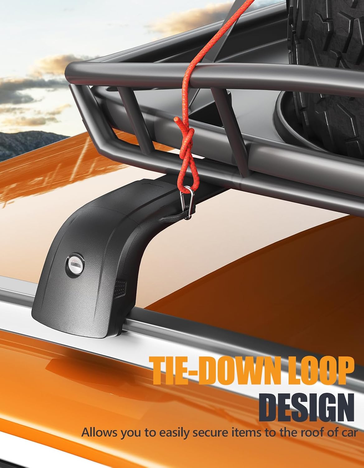 Roof Rack Cross Bars for Mercedes Benz GLC 2016-2022 | 300lb Lockable