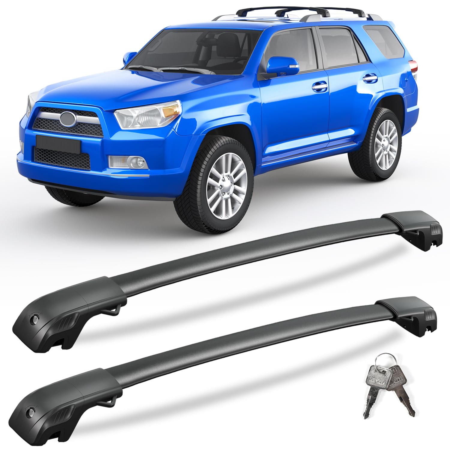 300 lbs Lockable Roof Rack Cross Bars for Chevy Equinox and GMC Terrain 2018-2024