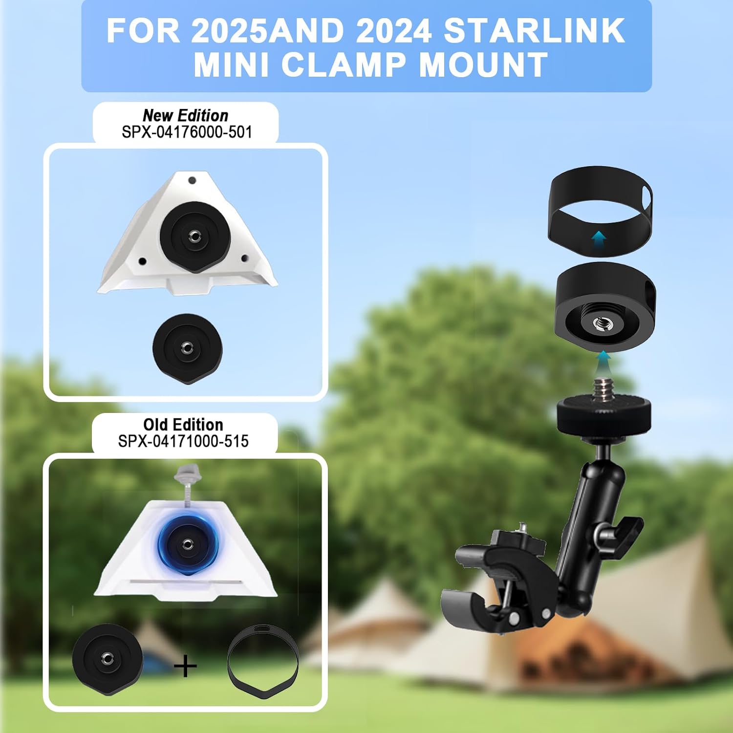2026 Starlink Mini Clamp Mount