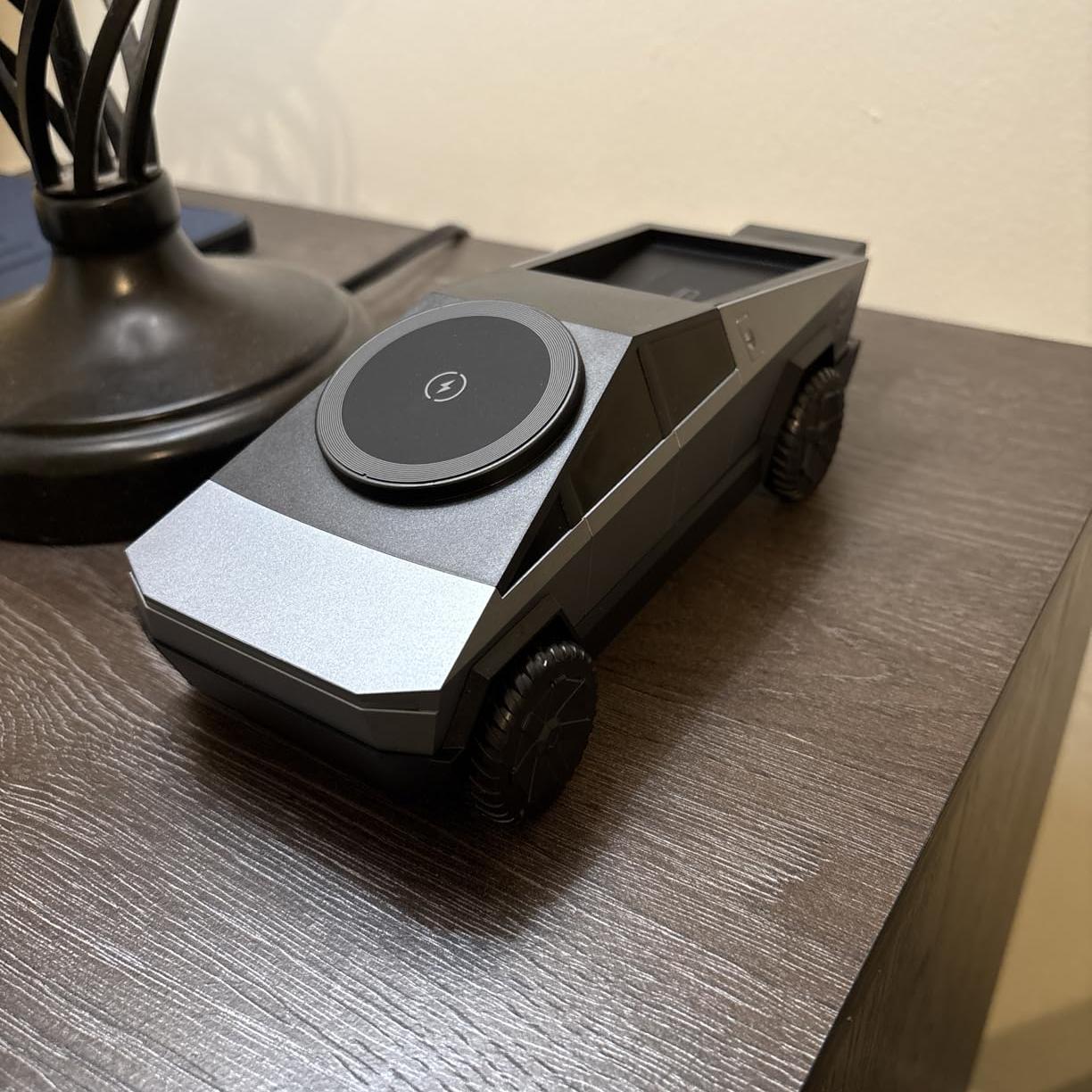 Cybertruck Style 3-in-1 Wireless Charger for iPhone, Watch & AirPods