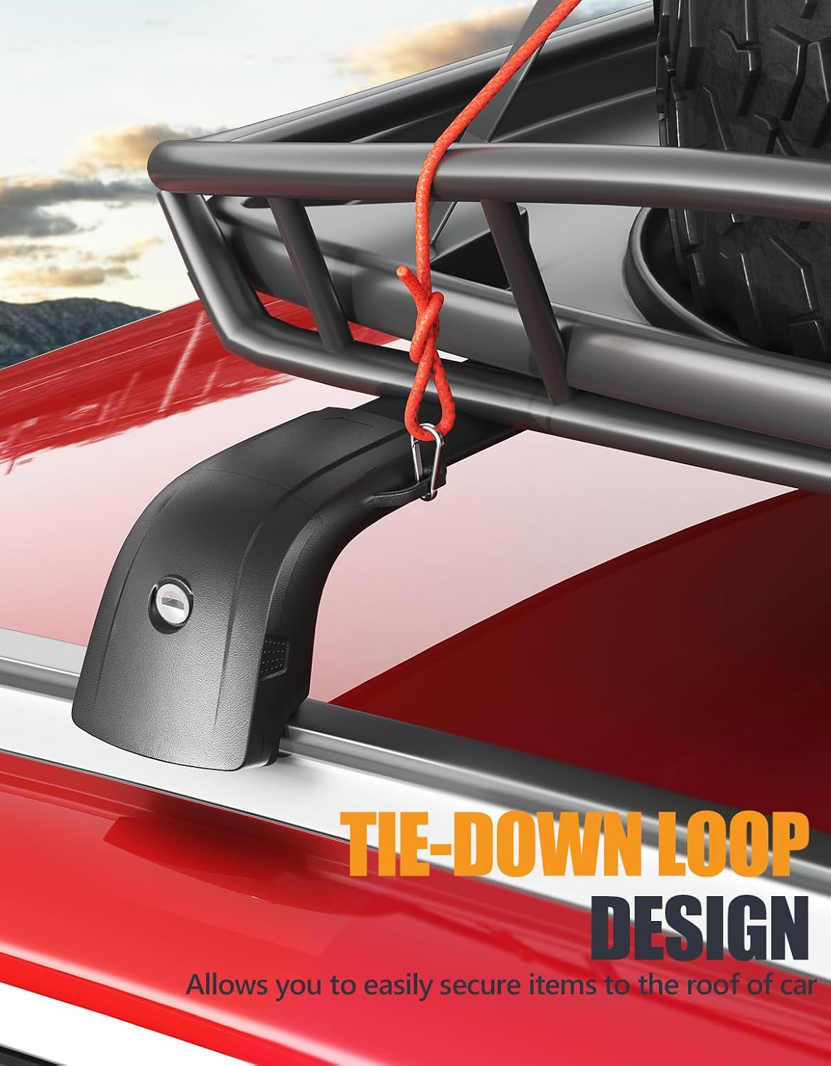 300lb Lockable Roof Rack Cross Bars for Mazda CX90 2024-2026