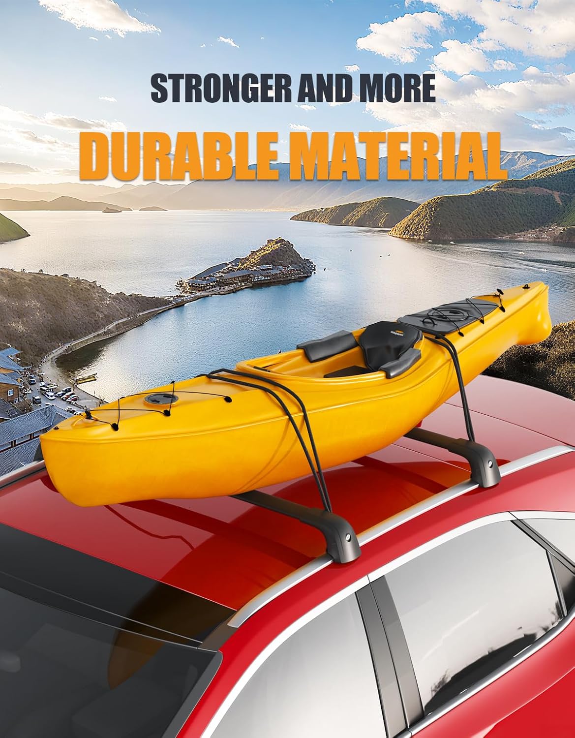 300lbs Lockable Roof Rack Cross Bars for 2021-2026 KIA Sorento
