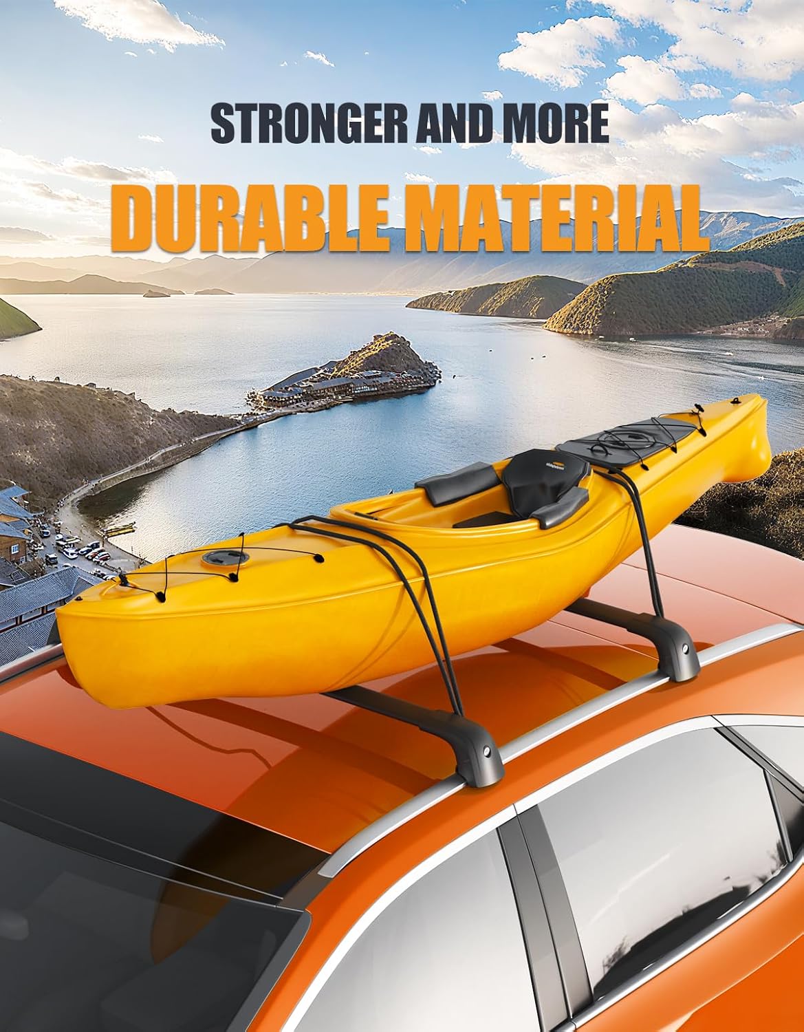Roof Rack Cross Bars for Mercedes Benz GLC 2016-2022 | 300lb Lockable