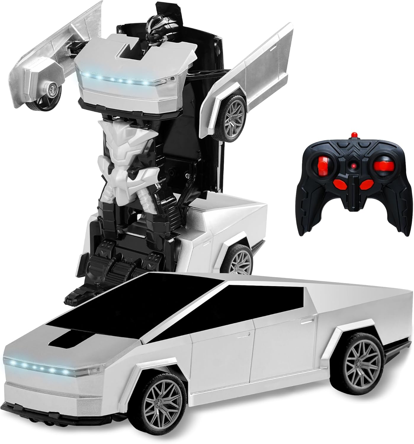 2026 Bluetooth Remote Control Car Cyber-Inspired Transformer Toys Cars One-Button Deformation 360° Rotation Drift Rc Car Robot for 3+ Years Old Boy Toys
