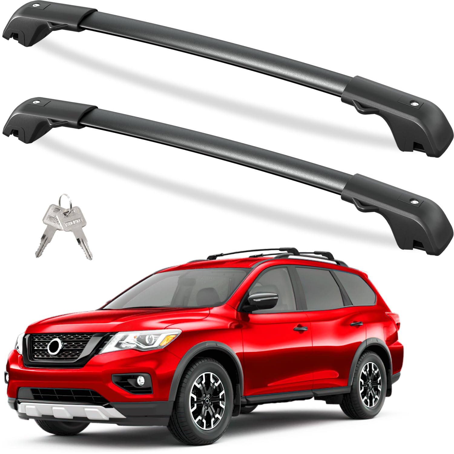 Roof rack cross bars — packaging contents