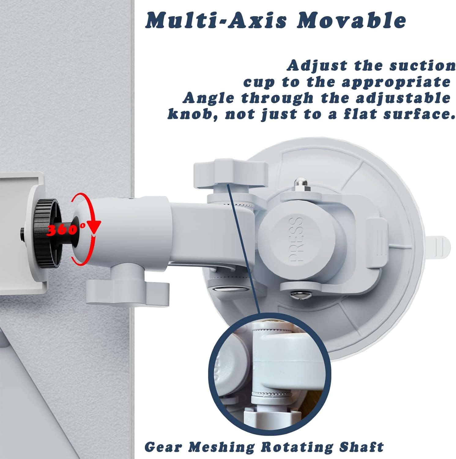 Starlink Mini Mount 360° Adjustable Suction Cup Car Mount Super Strong Suction & Ready to Use, Perfect for Car/RV/Boat/Truck and Marine