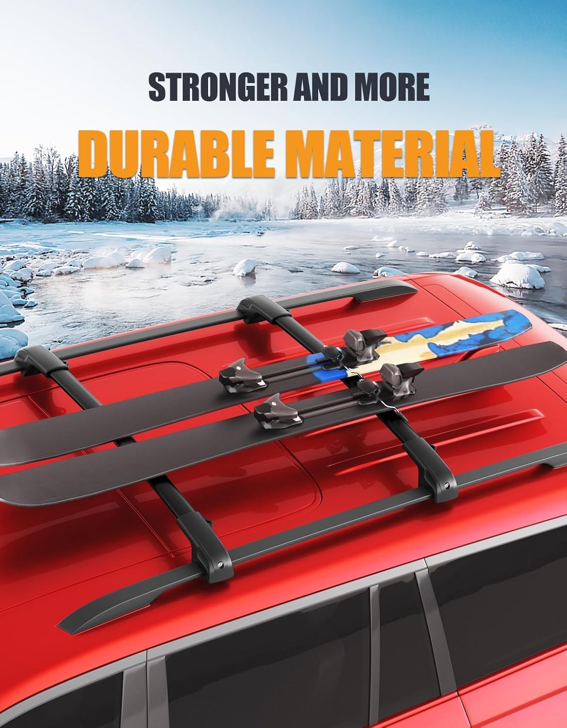 300 lbs Lockable Roof Rack Cross Bars for Ford Explorer 2011-2015