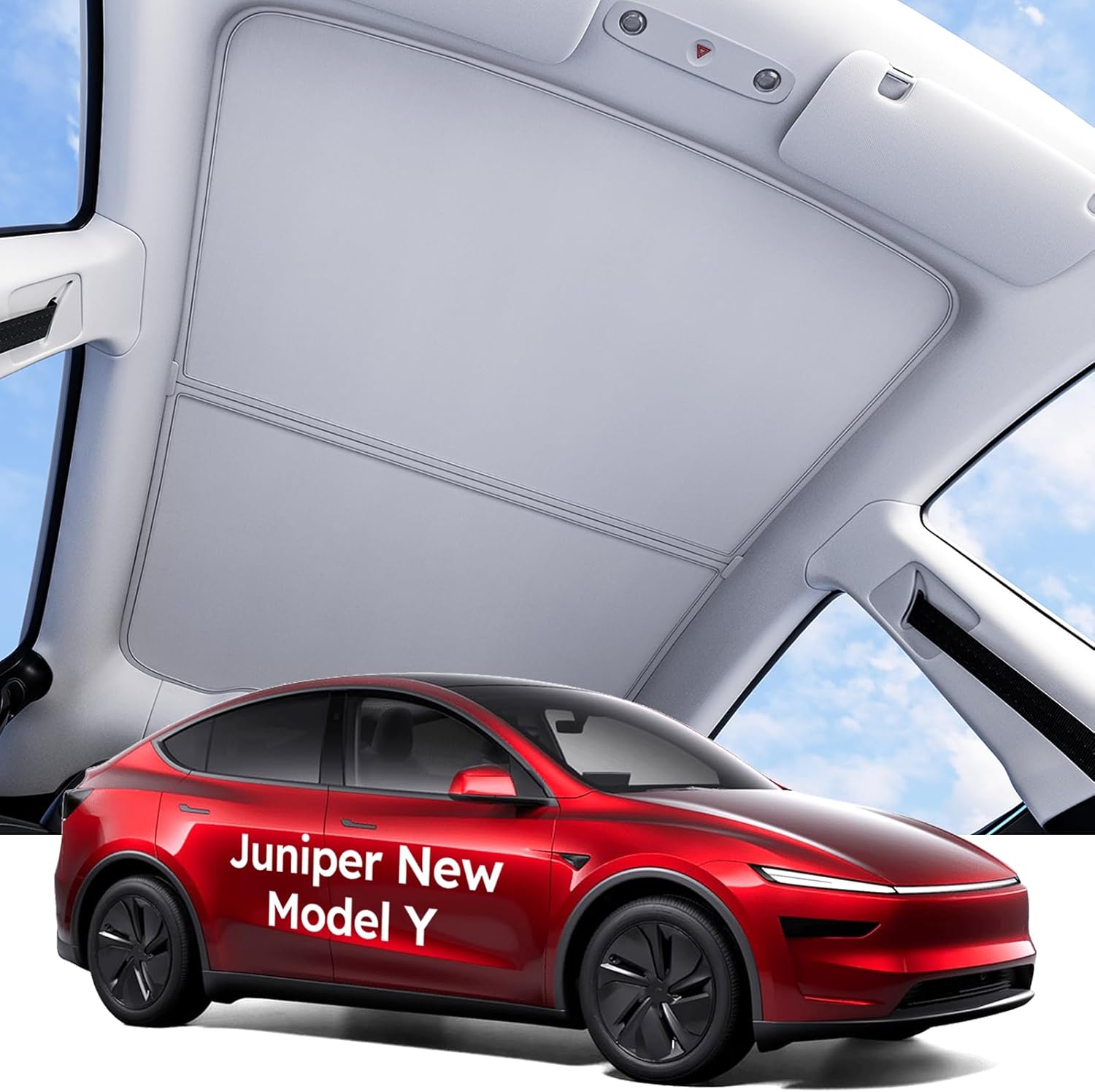 Tesla Model Y 3-Gen Sunshade Roof | Never Sag Nano Ice-Crystal Coatings
