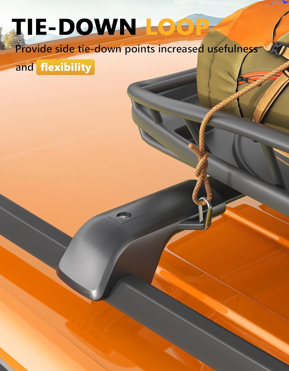 Roof rack cross bars — load test with kayak