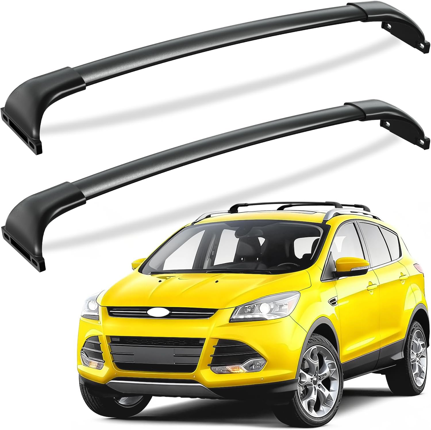 Ford Escape cross bars 2013–2019 — installed on vehicle roof rails