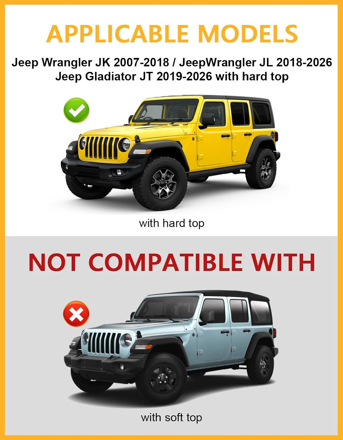 Jeep Wrangler JK cross bars 2007–2026 — lockable end cap close-up