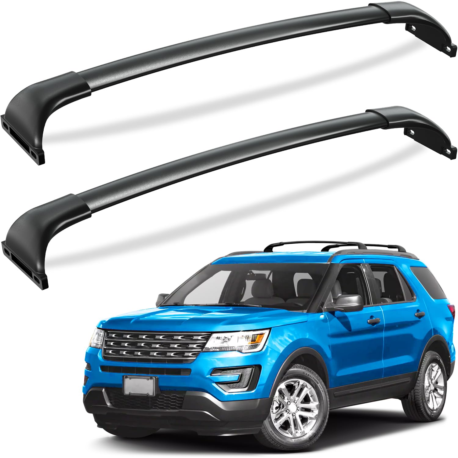 Ford Escape cross bars 2013–2019 — crossbar side view