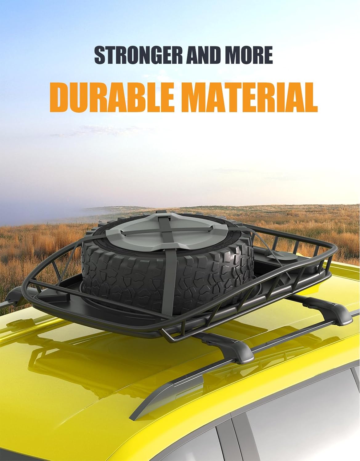 300LBS Lockable Roof Rack Cross Bars for Toyota 4Runner 2025 Aluminum