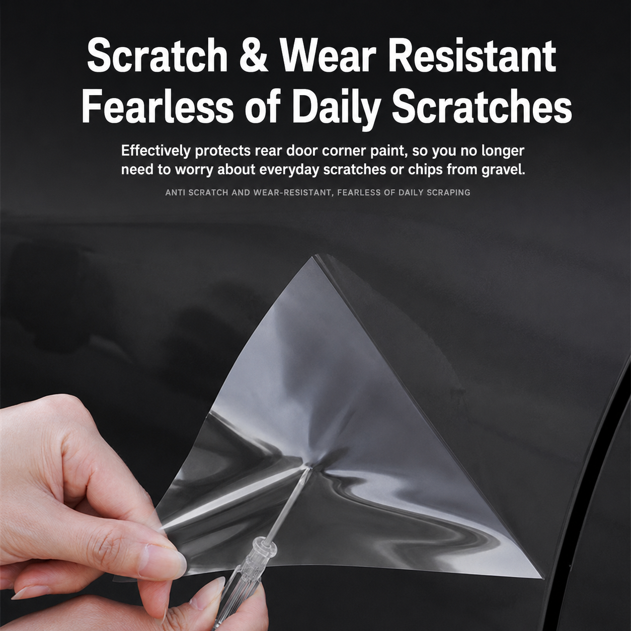 Door Triangle Paint Protection Film TPU Clear Guard for Tesla Model 3 / Model 3 Highland / Model Y / Model Y Juniper / Model Y L