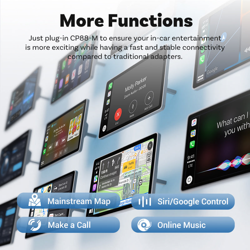 2026 Universal Wired CarPlay/Android Auto to Wireless Adapter For All Cars