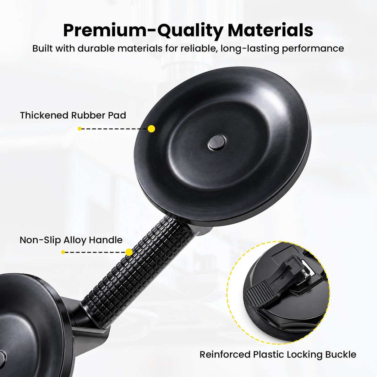 Starlink Mini Heavy-Duty Suction Cup Mount with Clamp