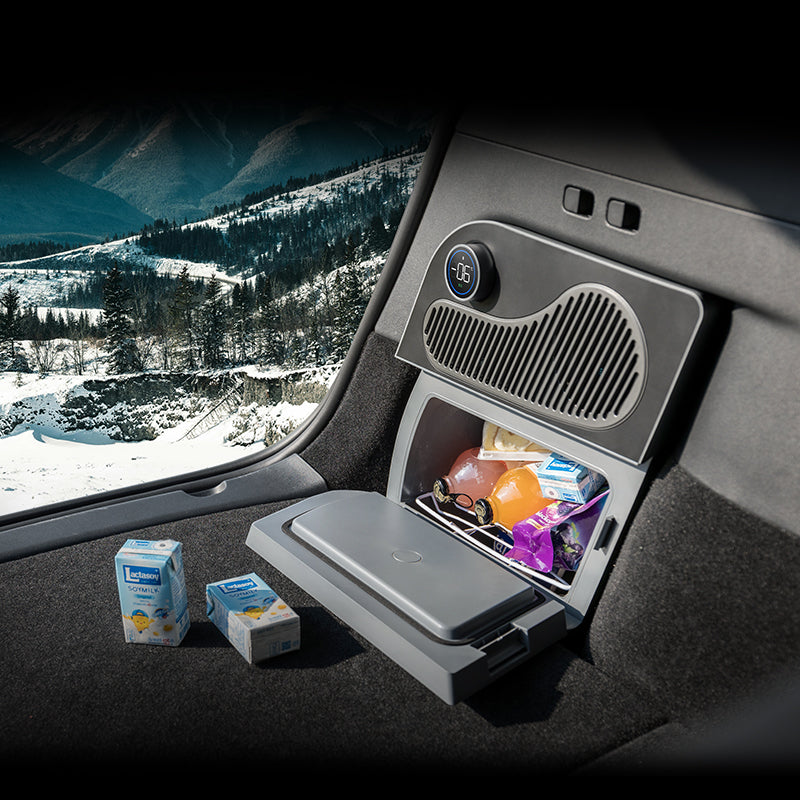 Tesla Model Y Trunk Fridge Hidden Cooler Car Mini Refrigerator Tesstudio®