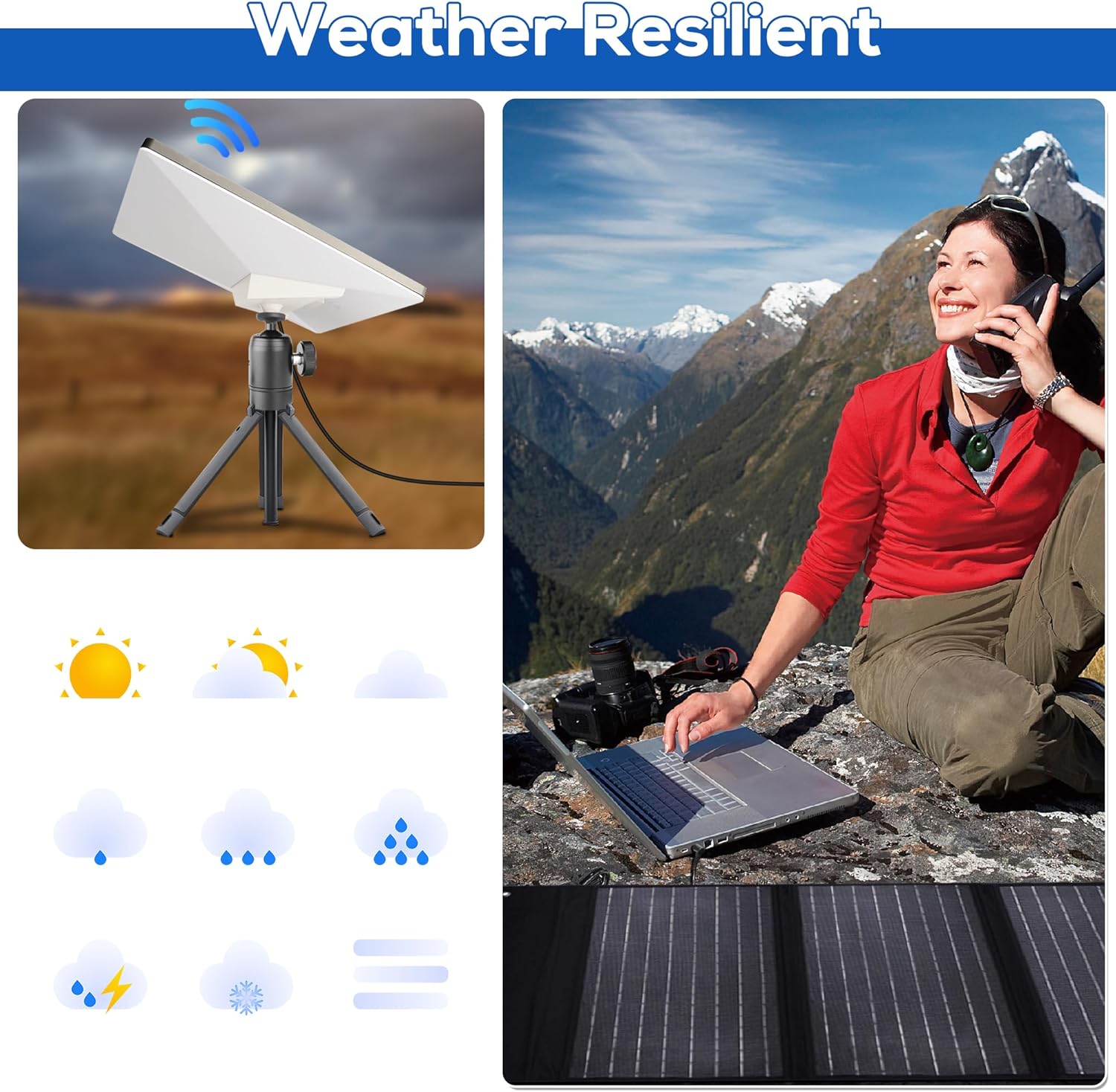 Starlink Mini Mount for 1/4"~20 Threaded Common Size Tripod Mounting