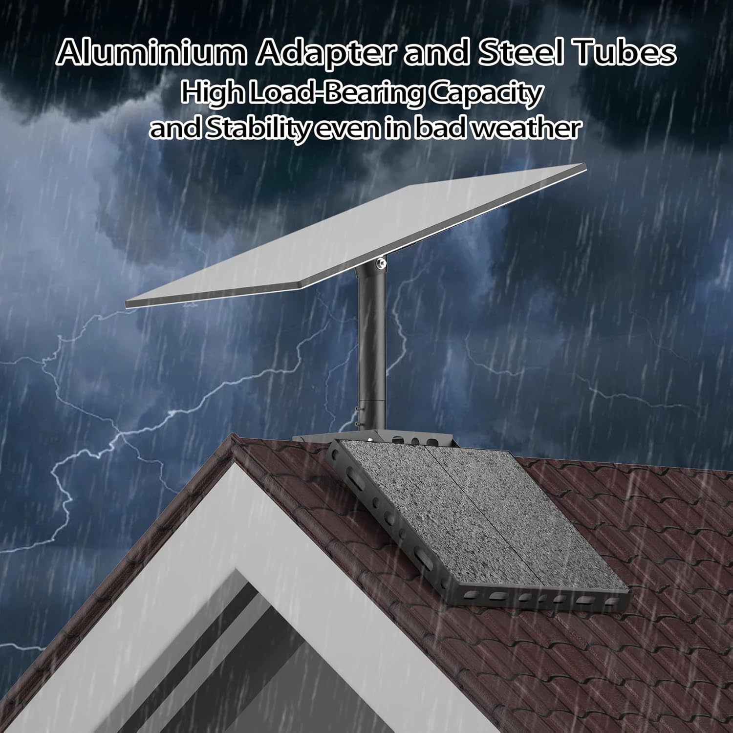 Starlink Gen 3 Roof Ridge Mount, 360° Rotatable Compatible with V3 Starlink Standard Dish