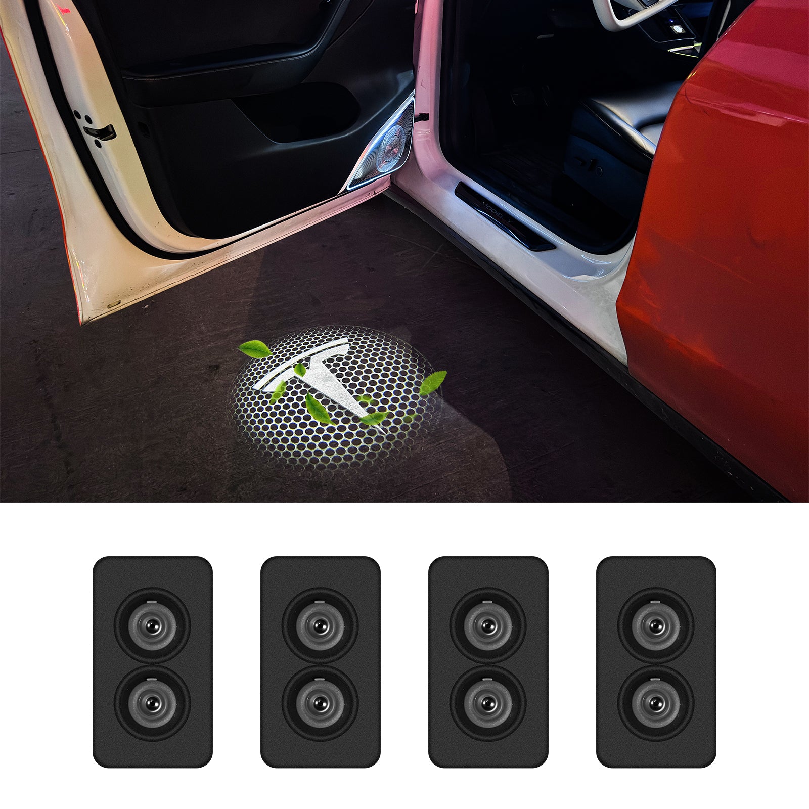 Tesla Dynamic Projection Lights Tesla Model Y Juniper Model 3/Y/S/X Welcome Lights Puddle Lights Tesstudio®