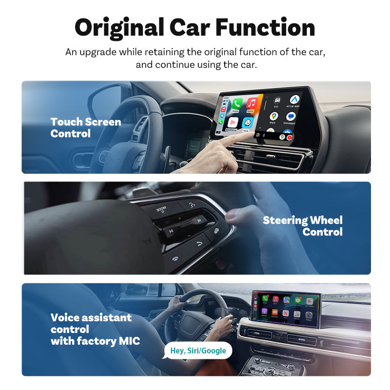Wireless CarPlay & Android Auto Adapter for All Cars | Tesstudio