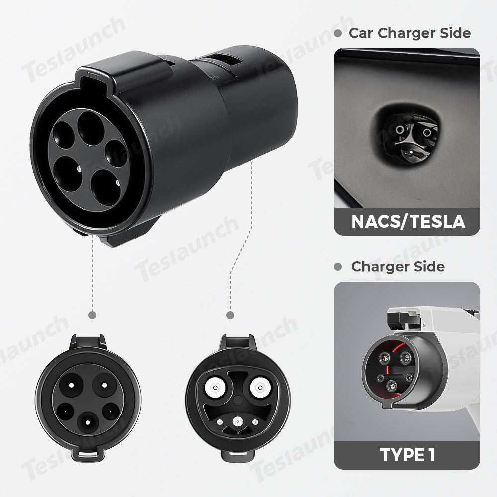 【MORI】Tesla 充電アダプター J1772 SAE J1772 - テスラ充電アダプター 60A / 250V | Tesstudio