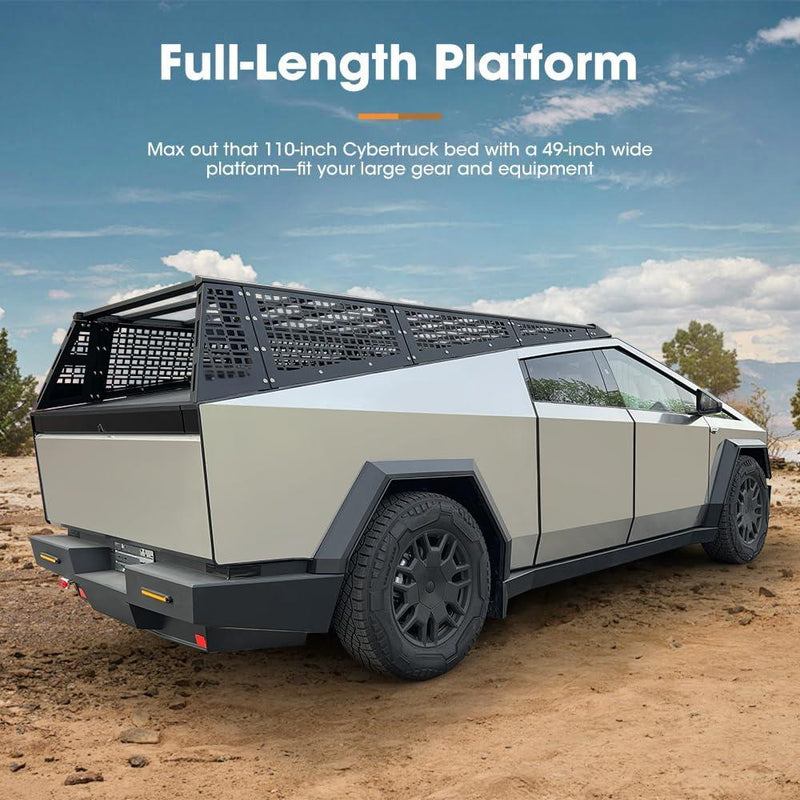 Tesla Cybertruck Roof Rack | Crossbar Roof Rack | Tesstudio