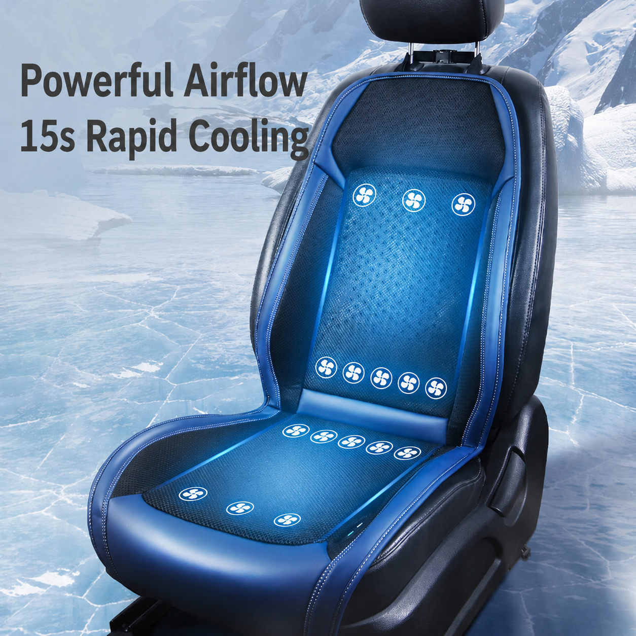 Breathable Massaging Car Seat Cover For Tesla Model 3/Y/3 Highland/Y Juniper/Cybertruck
