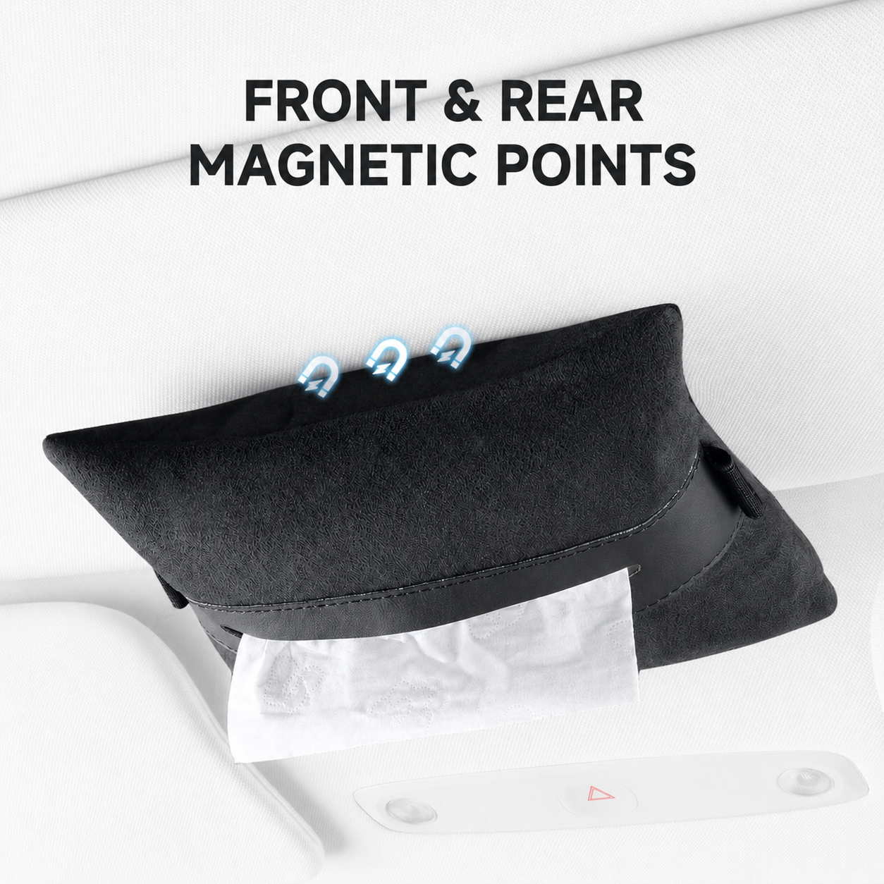 Retractable Roof Sunshade with Dual 1/4" Mounts and Magnetic Points for Tesla Model Y/Y Juniper