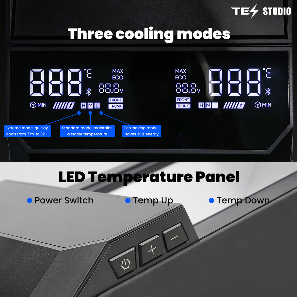 Cybertruck refrigerator USB-C ports and premium materials