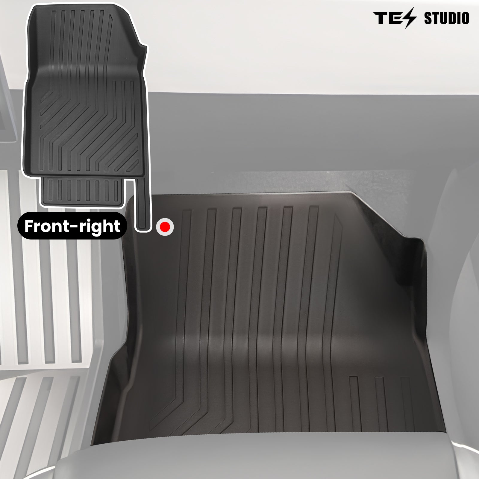 Tesla Cybertruck Floor Liners Mats Weather Tech Mats Tesstudio®