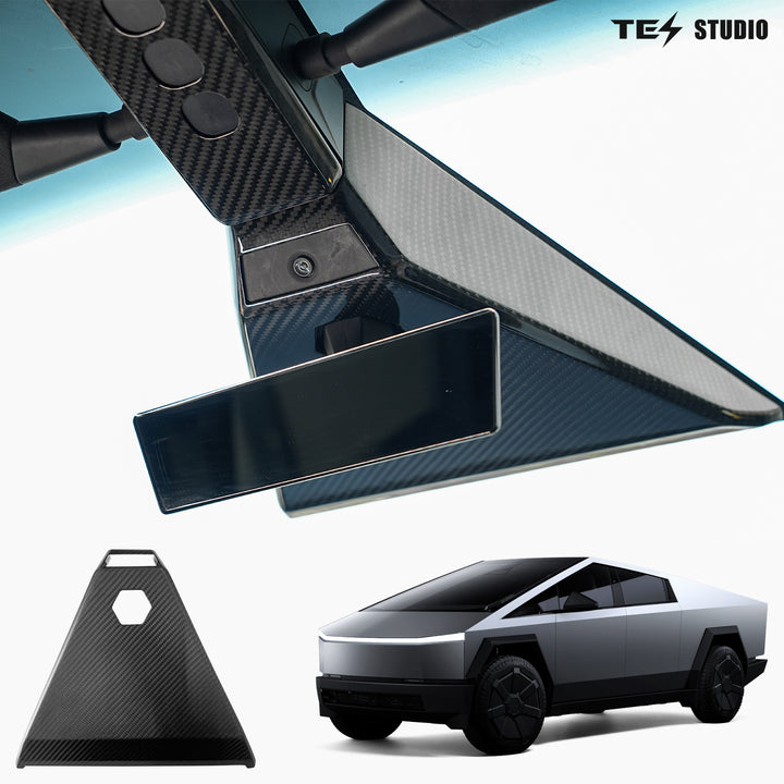 [Real Carbon Fiber]Mirror Cover Mirror Frame Cover For Tesla Cybertruck