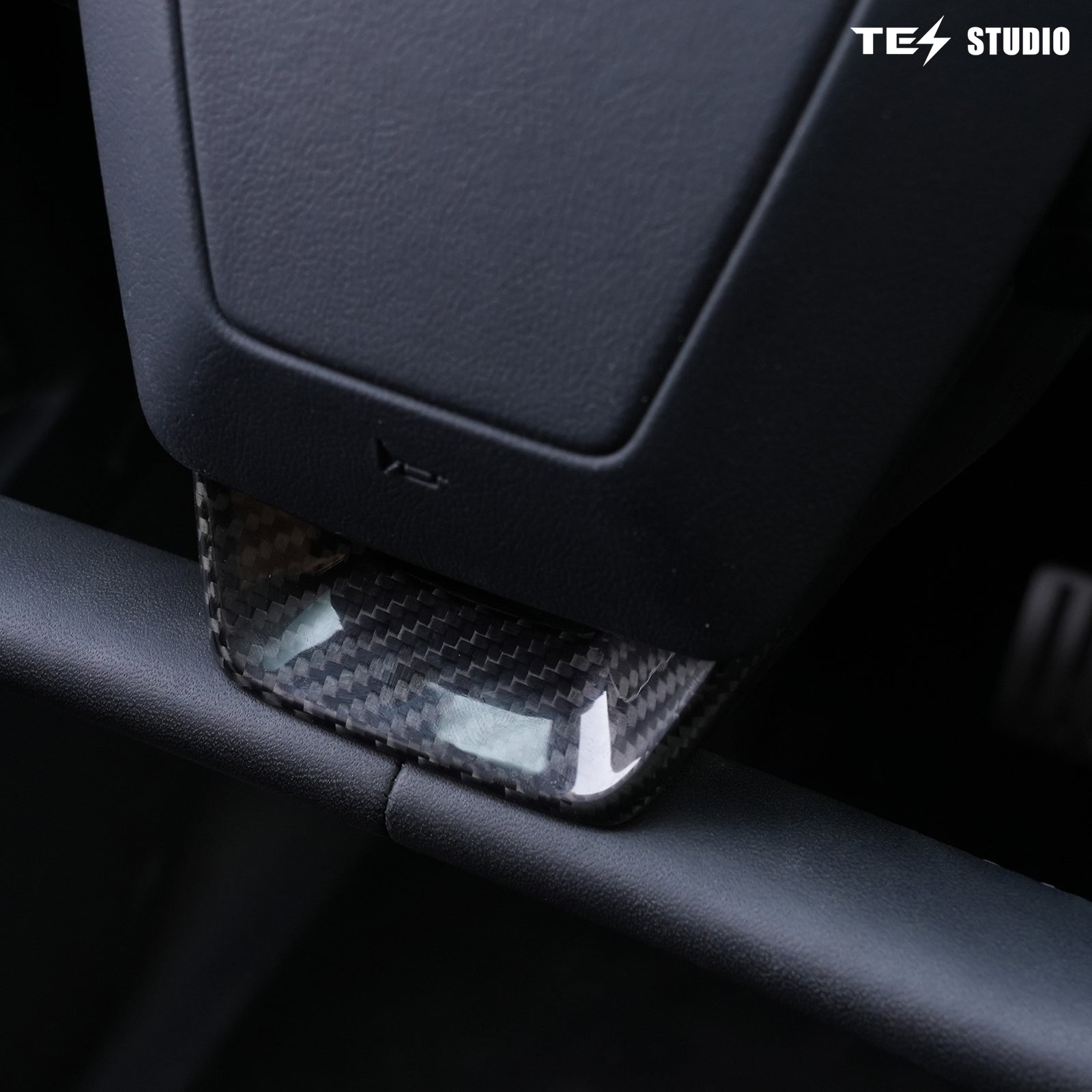 Tesla Accessories Cybertruck Carbon Fiber Steering Wheel Cover Cybertruck Interior Accessories Tesstudio®