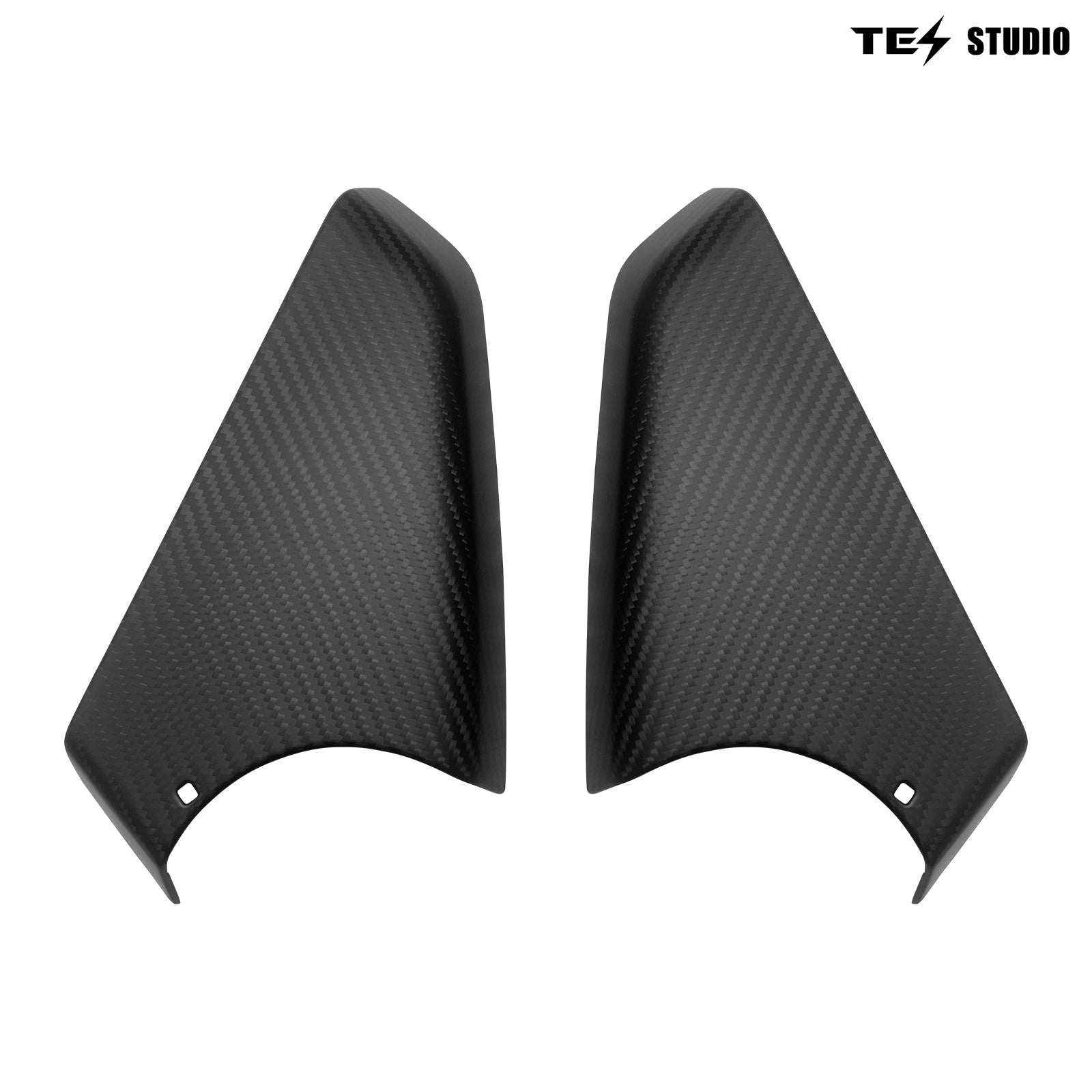 Tesla Cybertruck Carbon Fiber Rearview Side Mirror Bottom Covers Trim Side Mirror Accessories Tesstudio®
