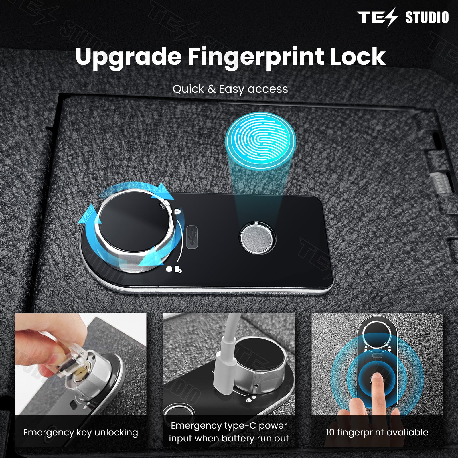 Cybertruck Accessories Cyber Safe Vault Tesstudio®