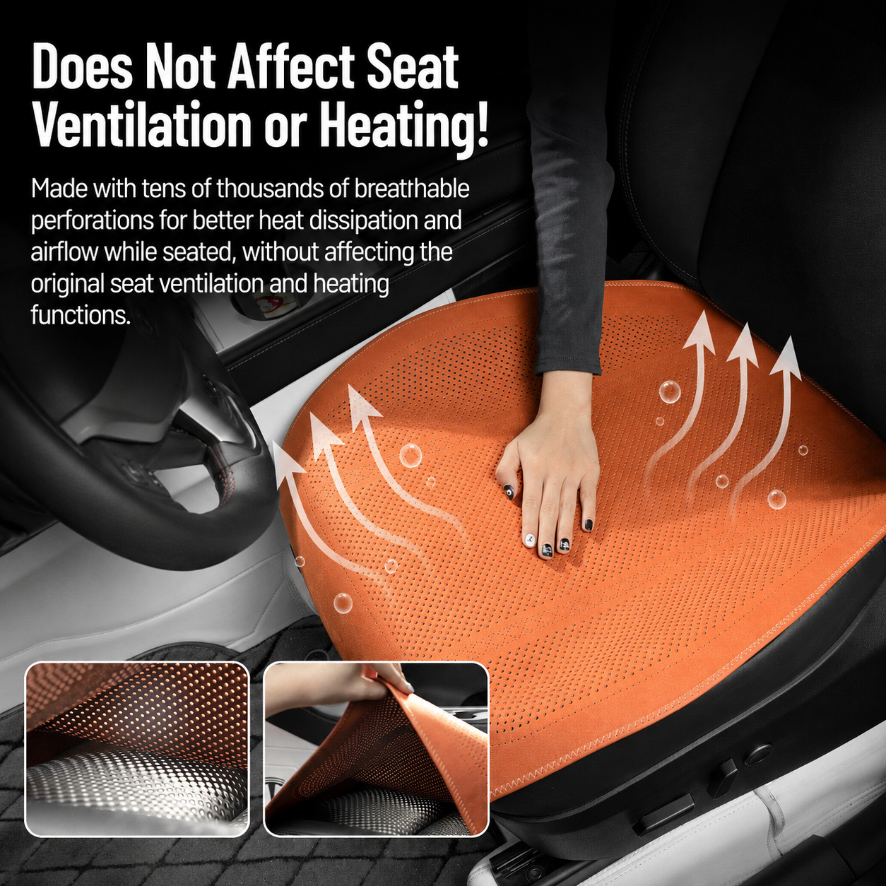 Winter Suede Seat Cushion Pads for Tesla Model 3 Highland / Model Y Juniper / Model Y L