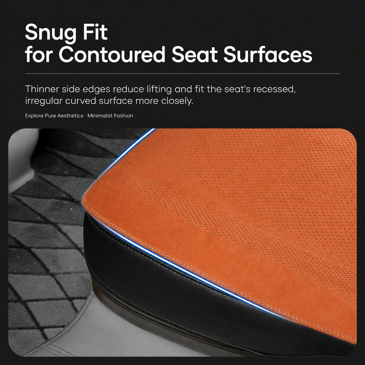 Winter Suede Seat Cushion Pads for Tesla Model 3 Highland / Model Y Juniper / Model Y L
