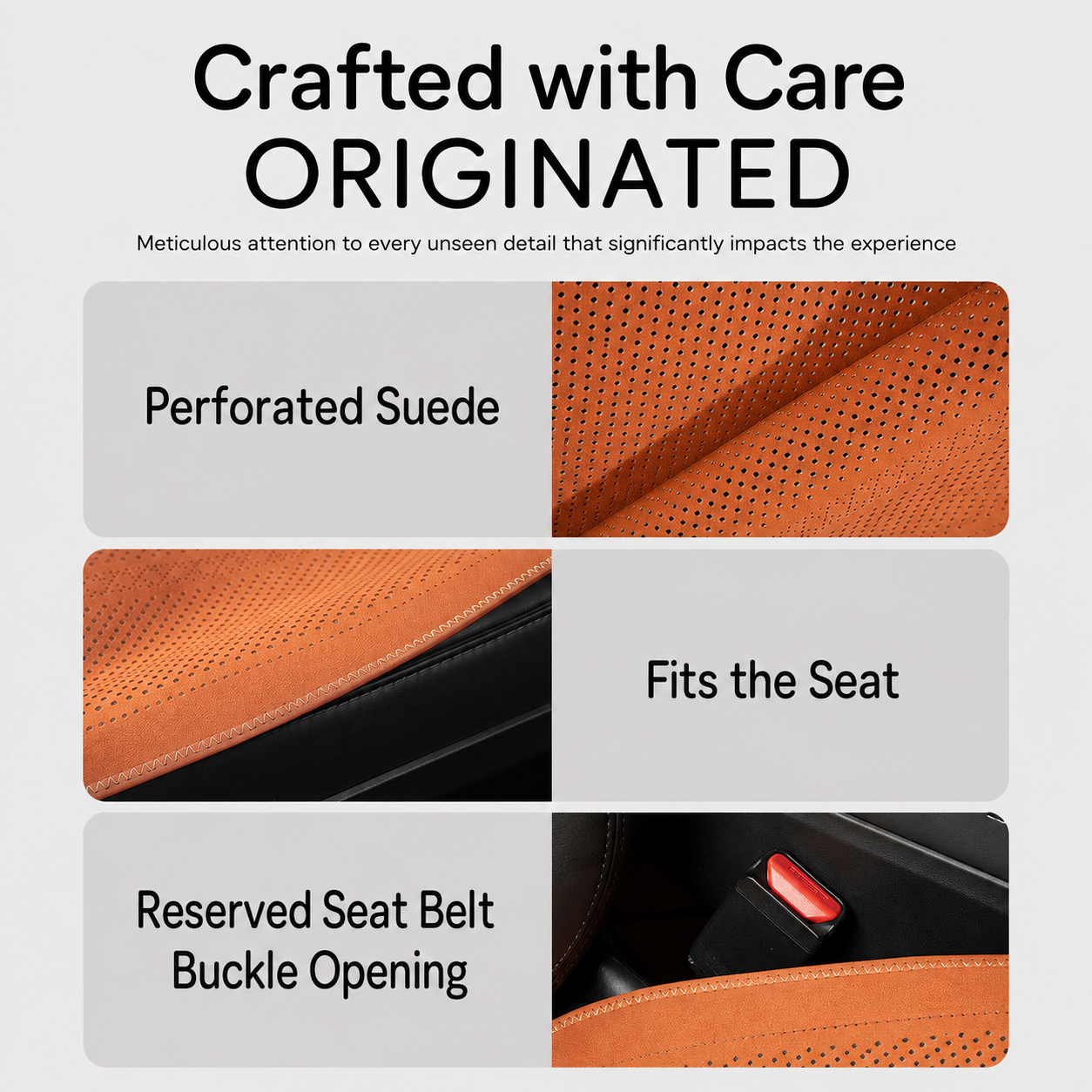 Winter Suede Seat Cushion Pads for Tesla Model 3 Highland / Model Y Juniper / Model Y L