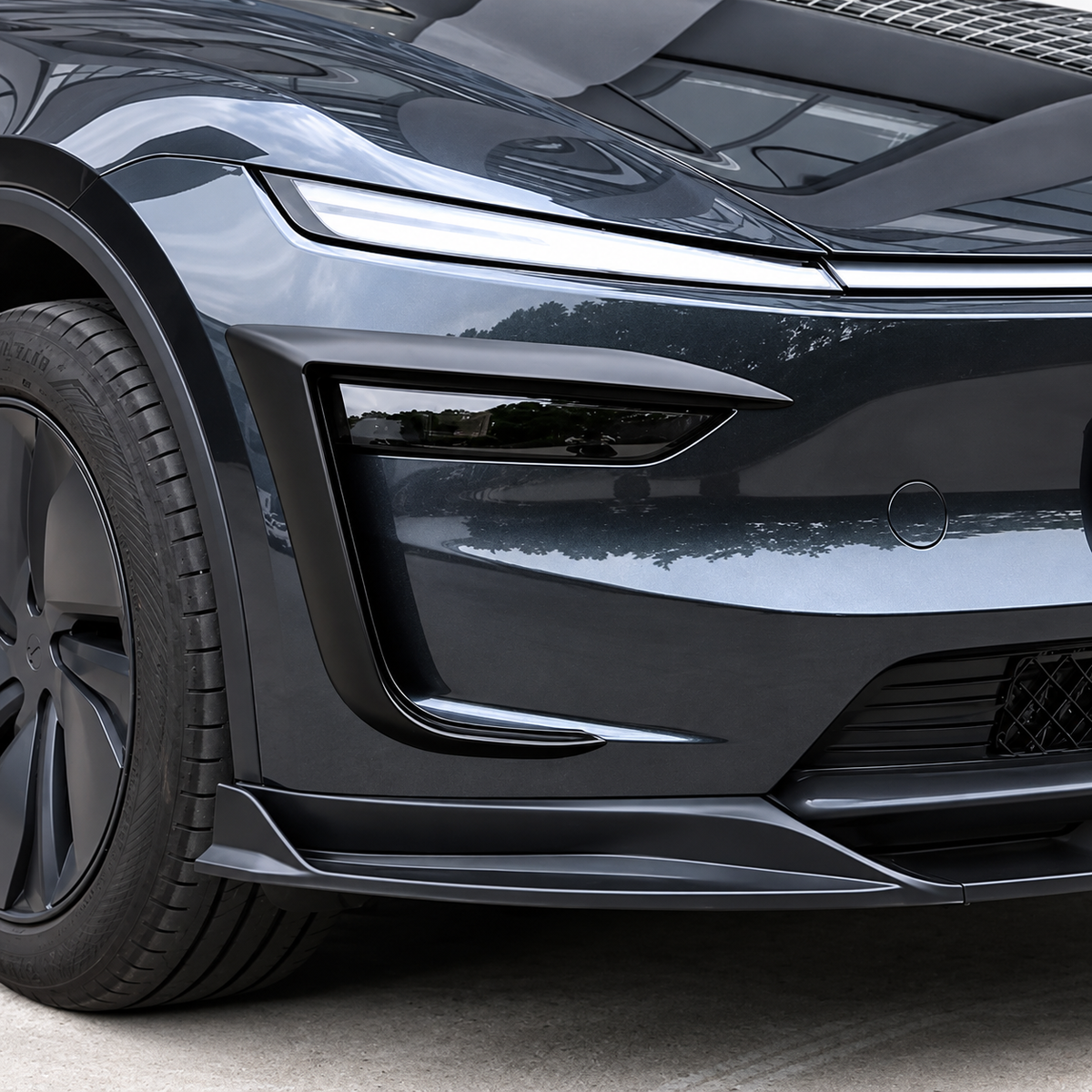 Front Fog Light Air Knife Trim for Tesla Model Y Juniper / Model Y L