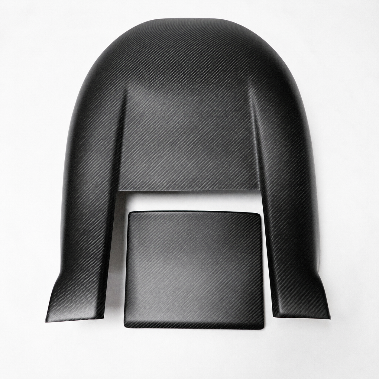 4-Piece Carbon Fiber Seat Back Cover Set for Tesla Model 3 Highland / Model Y Juniper / Model Y L