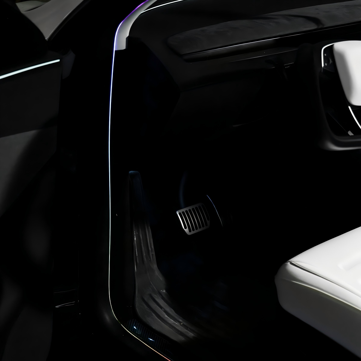 Door LED Strip Lights with APP Control for Tesla Model 3 / 3 Highland / Model Y / Y Juniper Interior Ambient Lighting