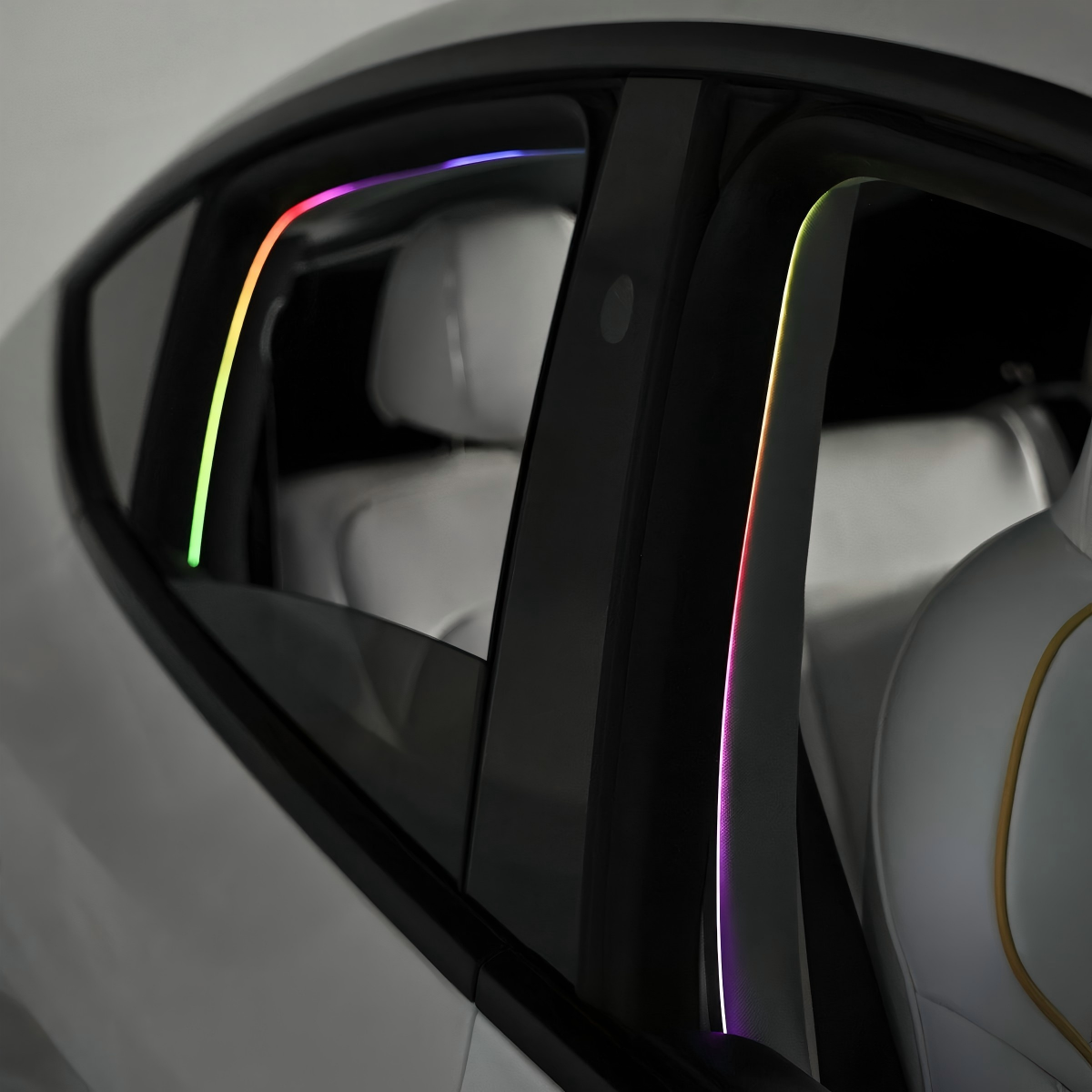 Door LED Strip Lights with APP Control for Tesla Model 3 / 3 Highland / Model Y / Y Juniper Interior Ambient Lighting