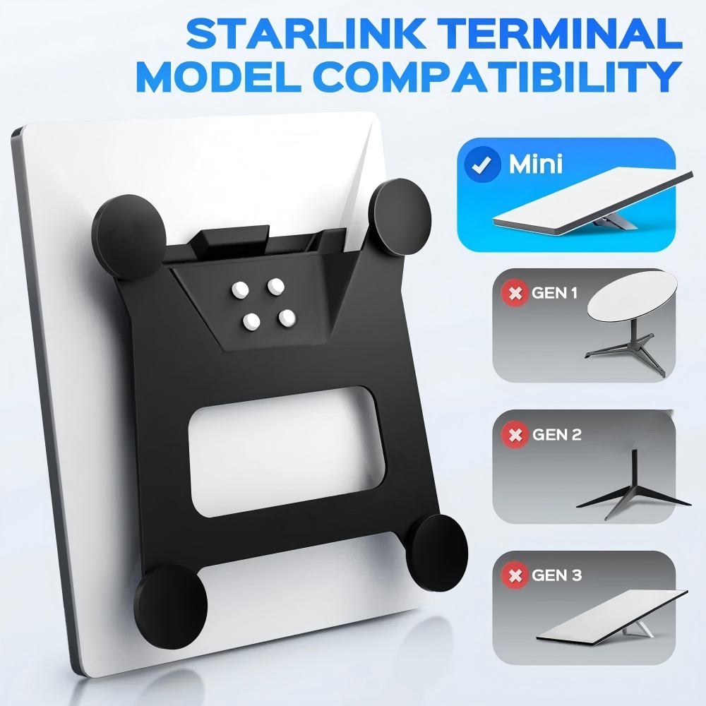 Starlink Mini Low-Profile Magnetic Base Mount