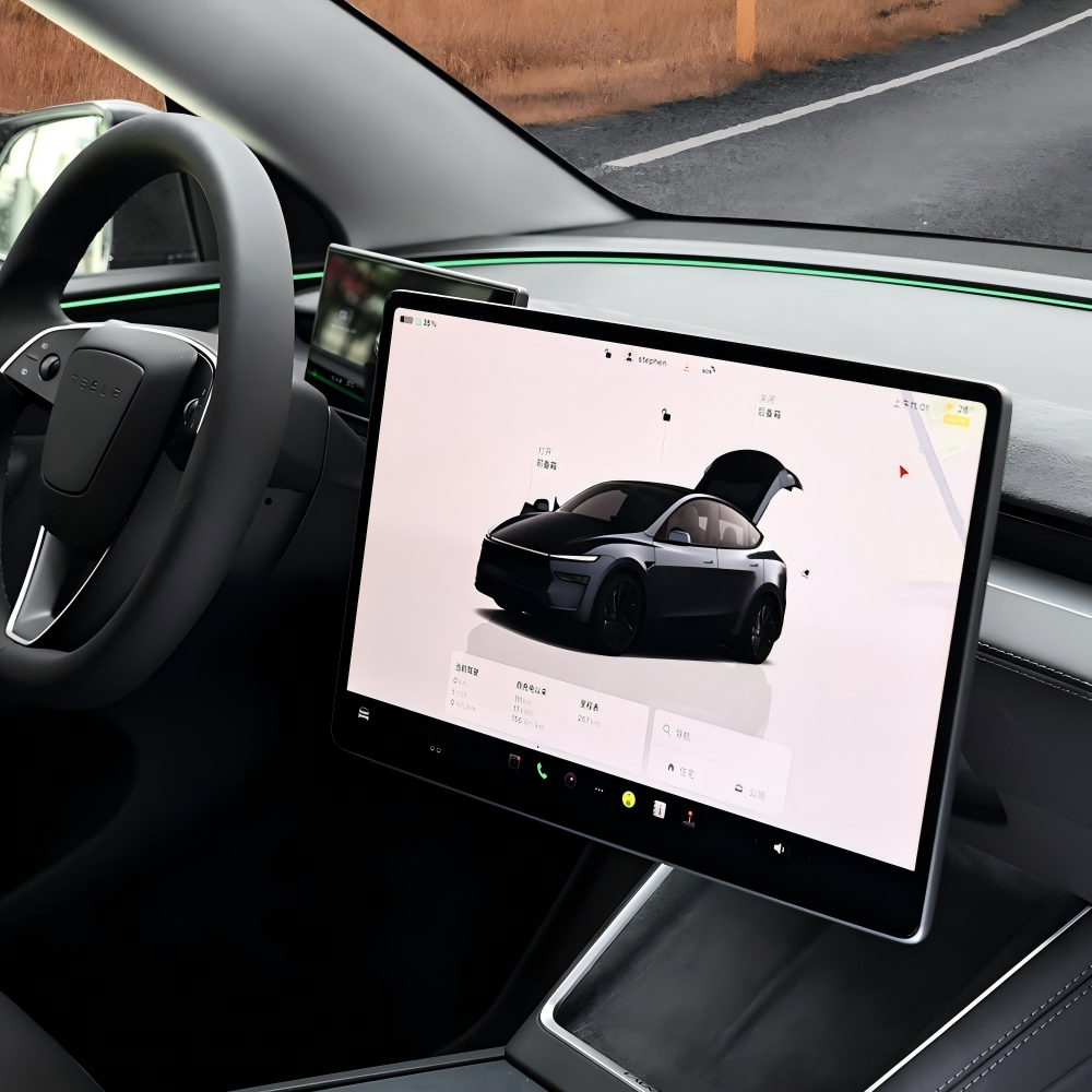 Powered Auto-Swivel Touchscreen Mount for Tesla Model 3/Y/3 Highland/Y Juniper - Tesstudio