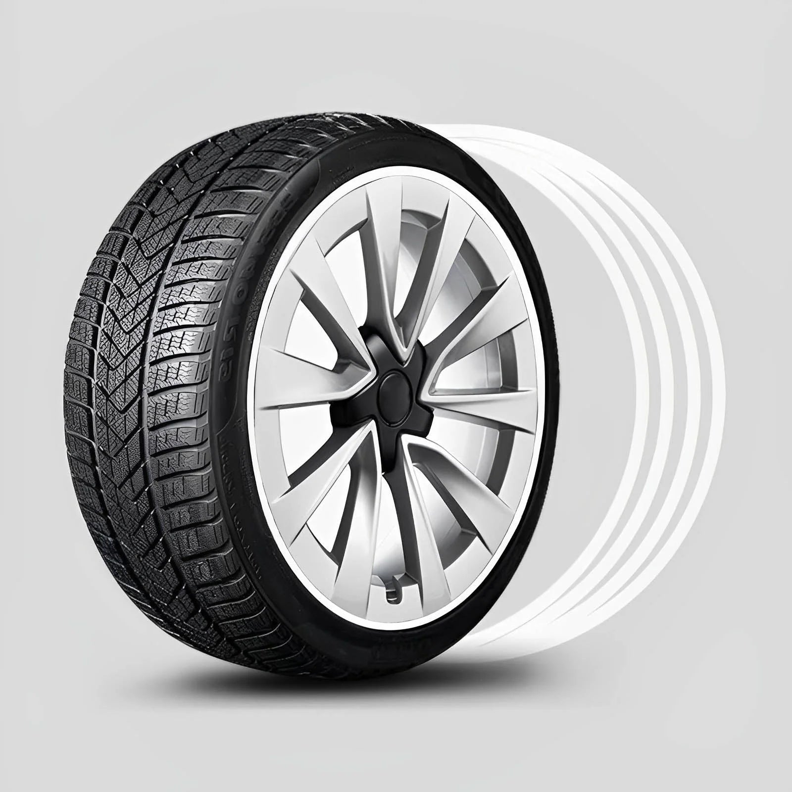 Aluminum Alloy Wheel Rim Protectors for All Tesla Models 3/Y/X (4 PCS)
