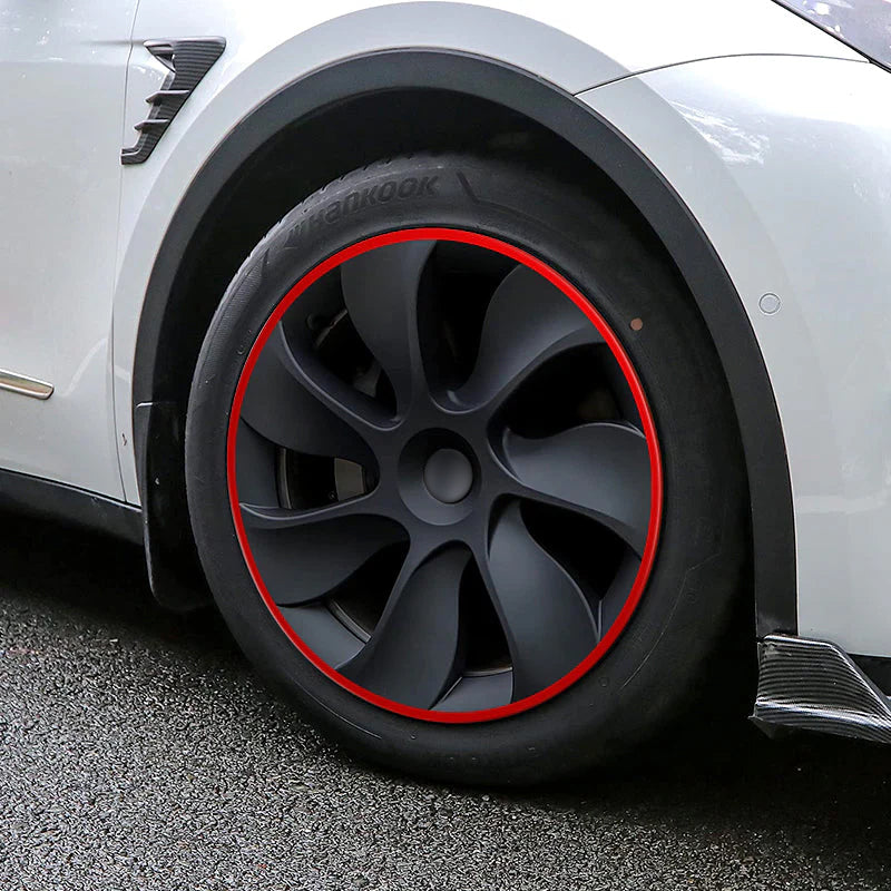 Aluminum Alloy Wheel Rim Protectors for All Tesla Models 3/Y/X (4 PCS)