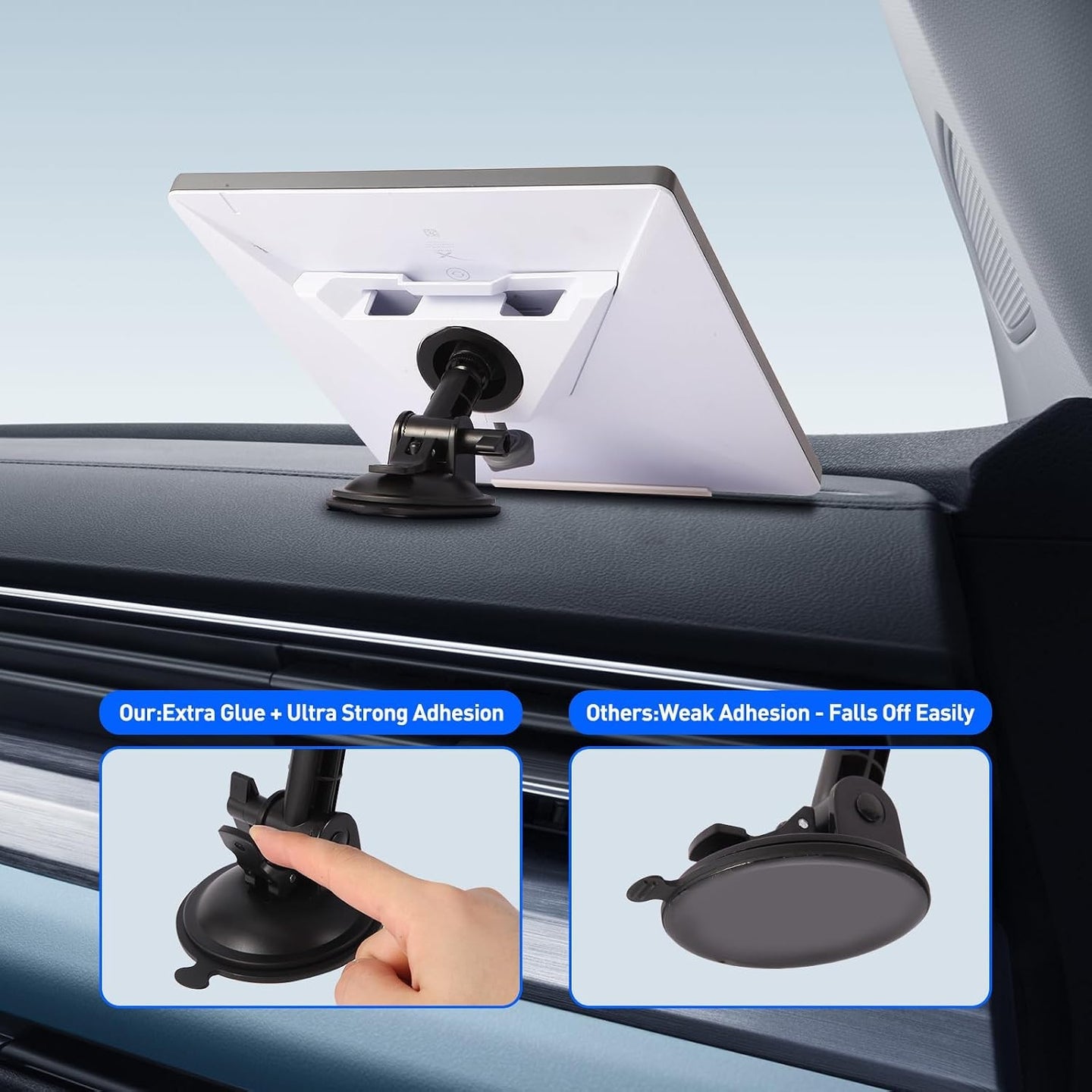 Starlink Mini Windshield Suction Mount Base for Vehicles