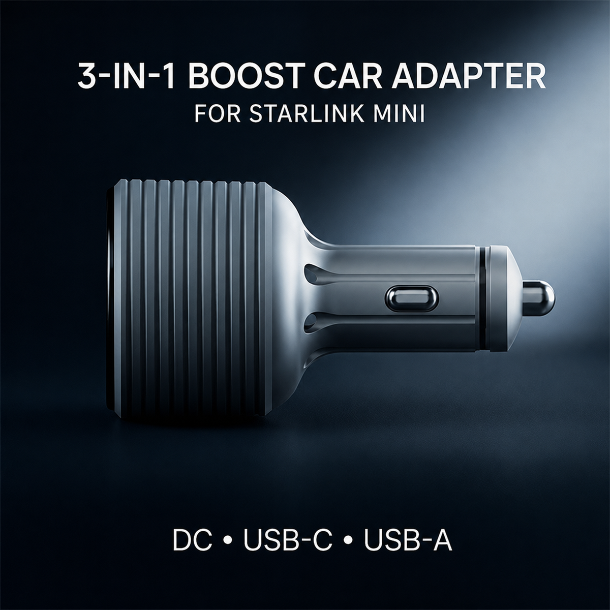 Starlink Mini 12V/24V Car Charger - 30V 3.5A, USB-A/C