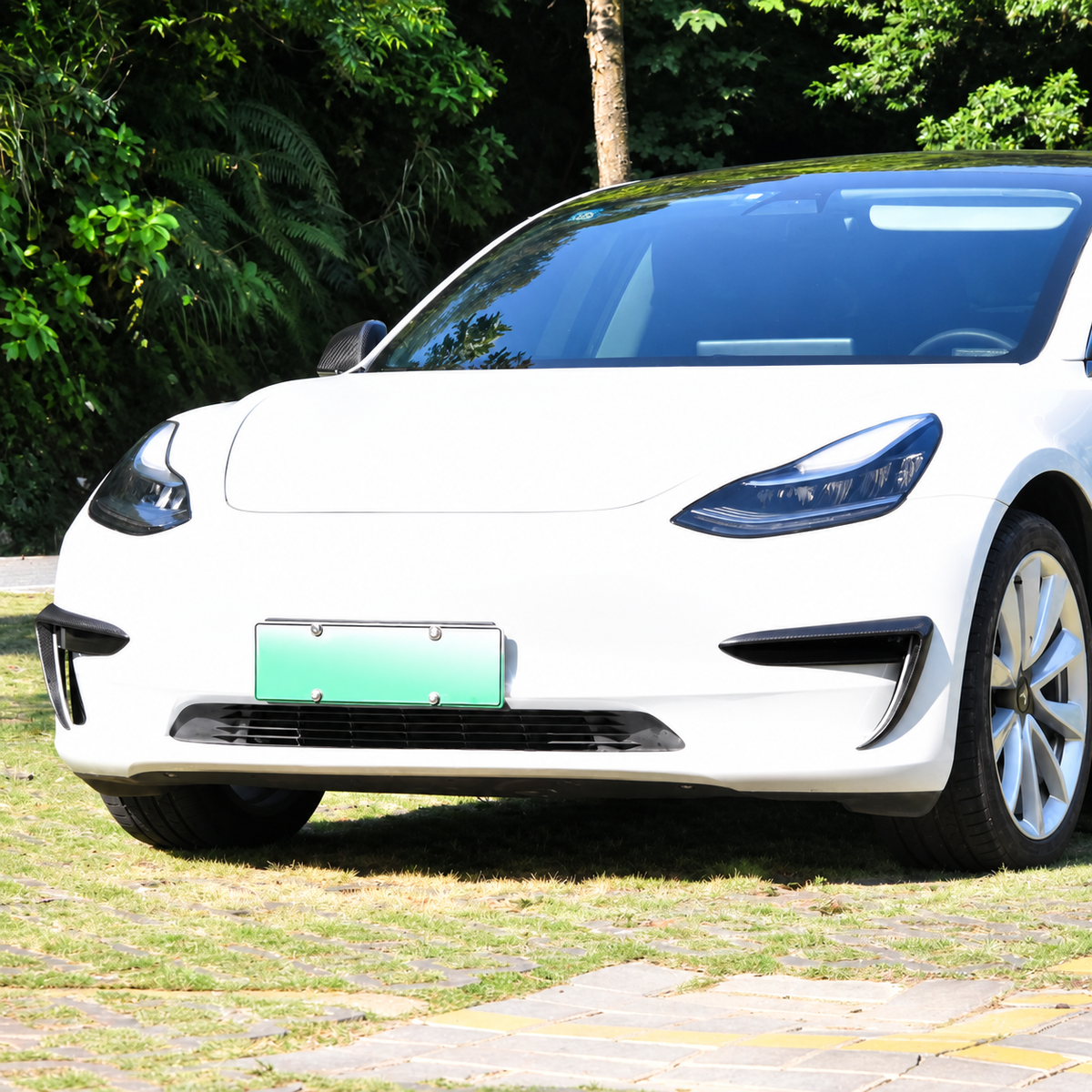 Front Bumper Air Knife Trim for Tesla Model 3