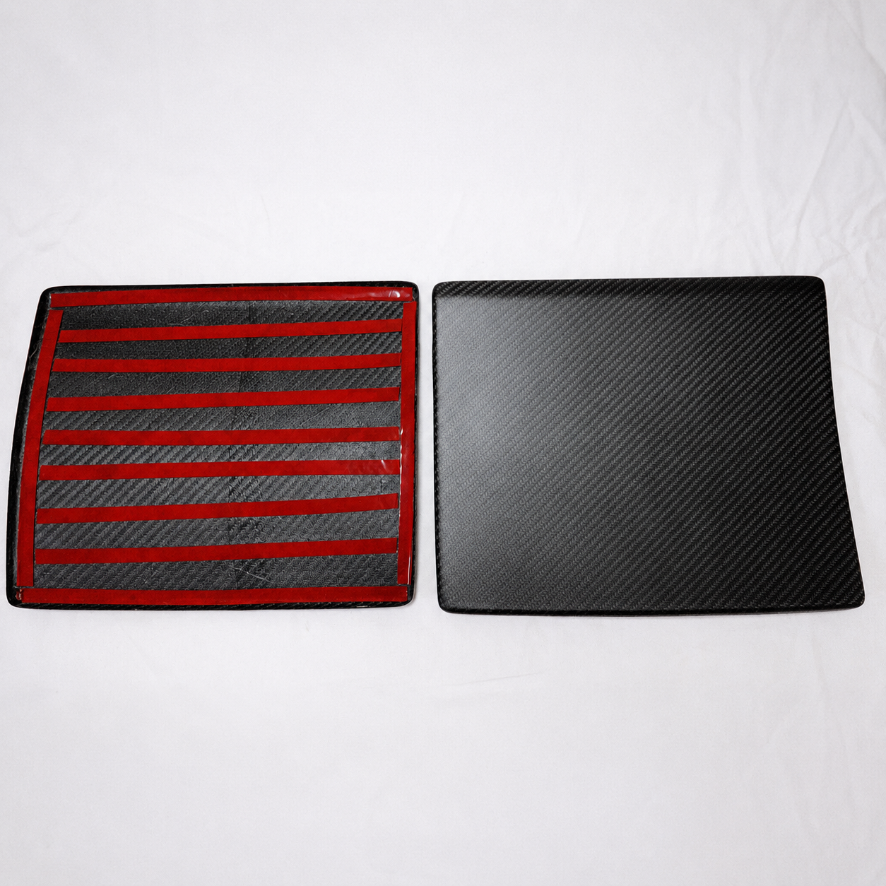 4-Piece Carbon Fiber Seat Back Cover Set for Tesla Model 3 Highland / Model Y Juniper / Model Y L